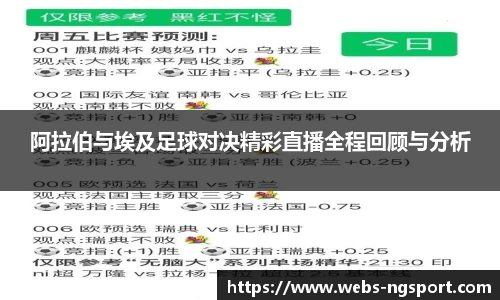 阿拉伯与埃及足球对决精彩直播全程回顾与分析